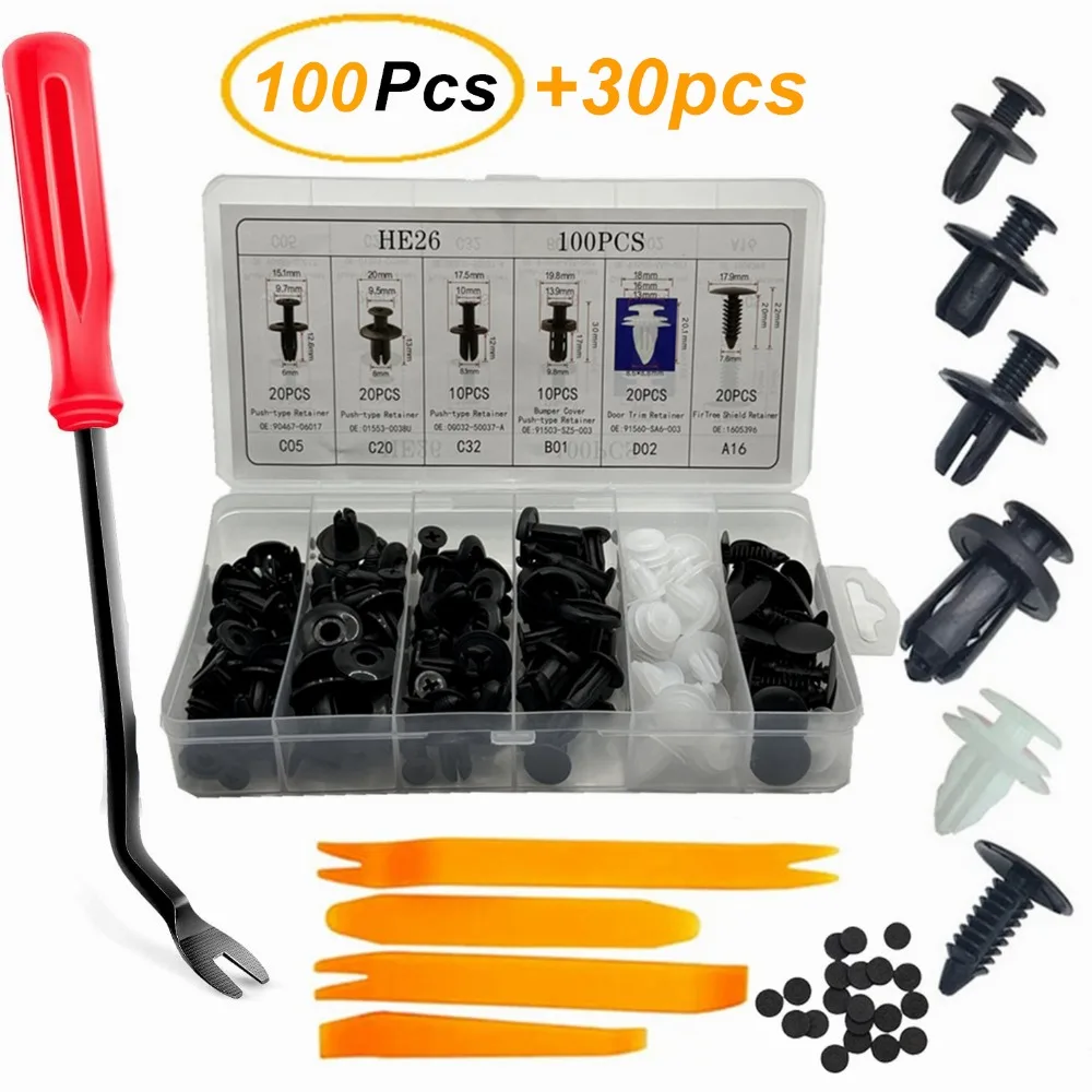 Nuovo 100 pz Auto Clip di Plas - Rivet Setter Tool recensione e prezzo