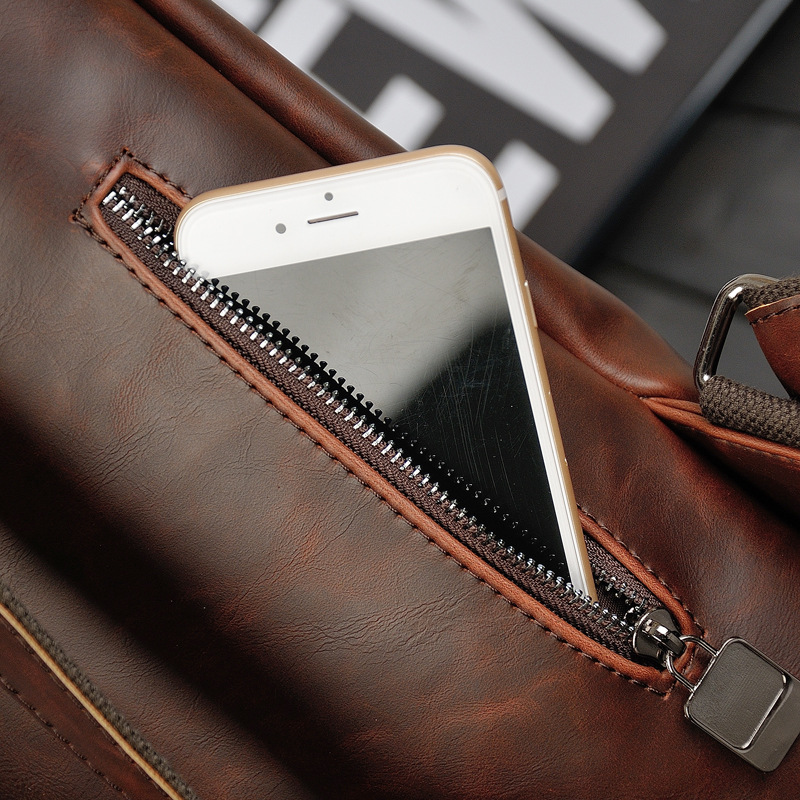 Zaino vintage in pelle da uomo - Leather Work Rucksack Mens recensione e prezzo